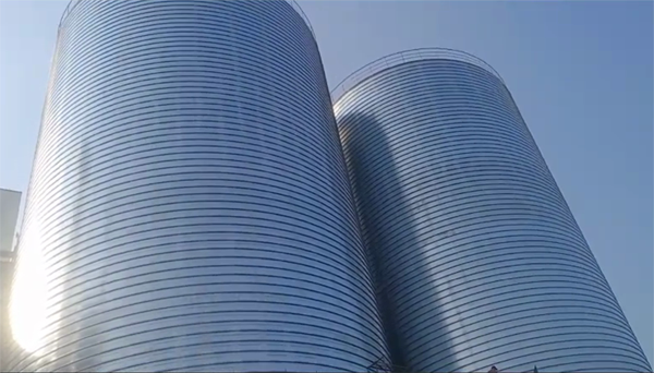 平遥2座混凝土高架卷板仓